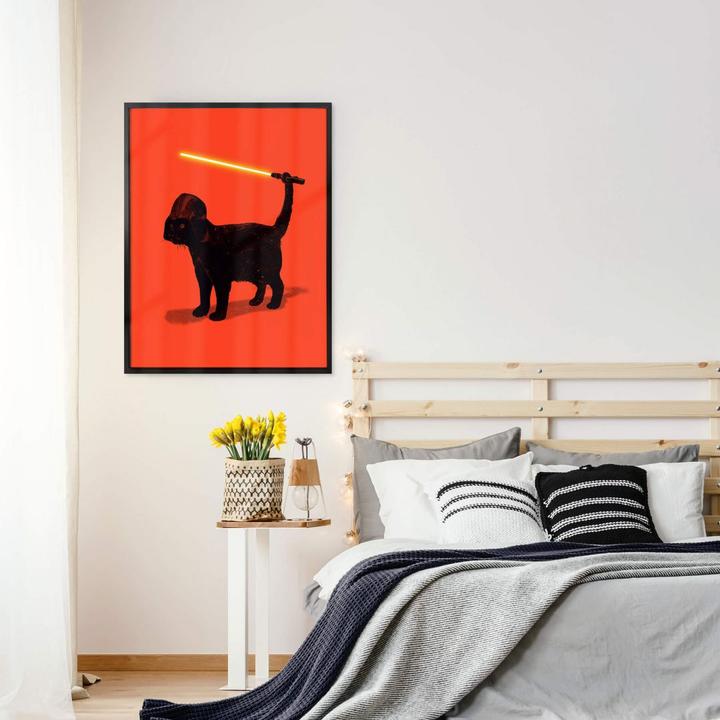 Produktbild Trenddeko Cat Vader (40 x 50 cm)