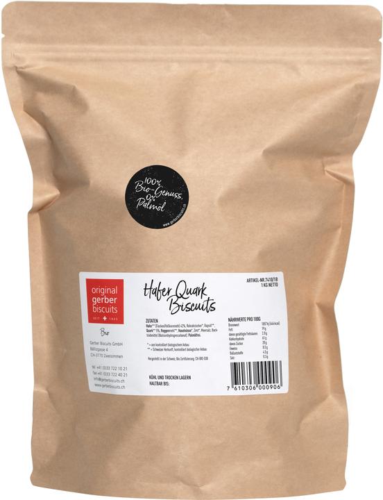 Produktbild Gerber Biscuits Bio Hafer Quark Biscuits (1 Stk., 1000 g)
