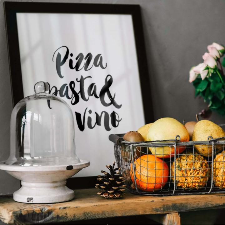 Produktbild Trenddeko Pizza Pasta Vino (60 x 80 cm)