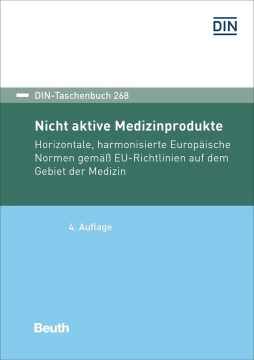 Image du produit Nicht aktive Medizinprodukte (Allemand, DIN e.V., 2022)