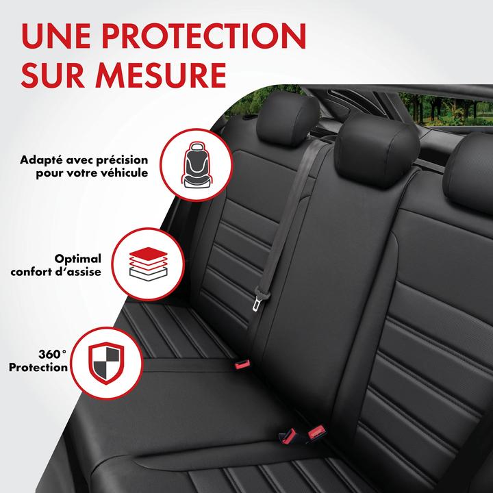 Actual product image Walser Seat cover for Mercedes-Benz VITO Mixto W447 10/2014-today, 1 rear seat cover