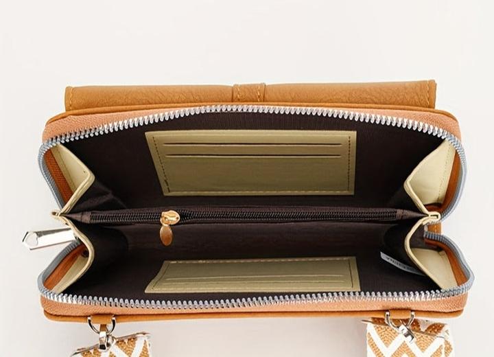 Actual product image Only-Bags.Store Classic minimalist shoulder bag, trendy shoulder bag with geometric pattern and