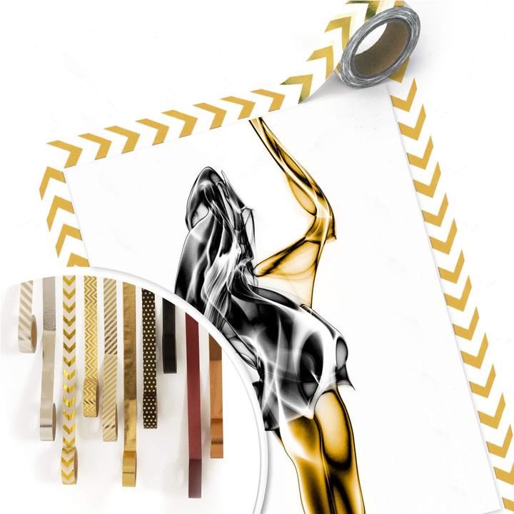 Produktbild Trenddeko Gold und Silber (50 x 60 cm)