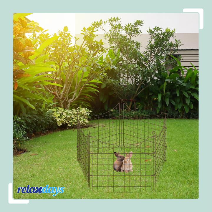 Image du produit Relaxdays 5x barrières-de-jardin