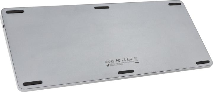 Produktbild Axagon HMC-KB keyboard USB-C 5Gbps with HUB, microSD/SD, 3x USB-A, HDMI 4K/60Hz, PD 100W, Audio, DE (DE, Kabelgebunden)