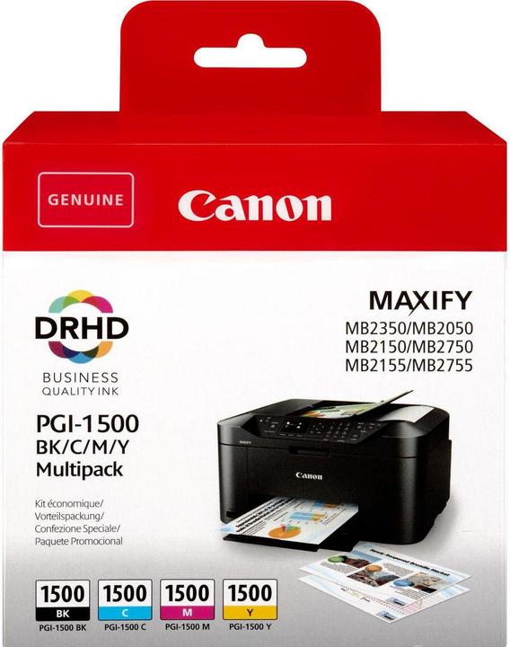 Immagine prodotto Canon PGI-1500 (M, FC, C, Y)