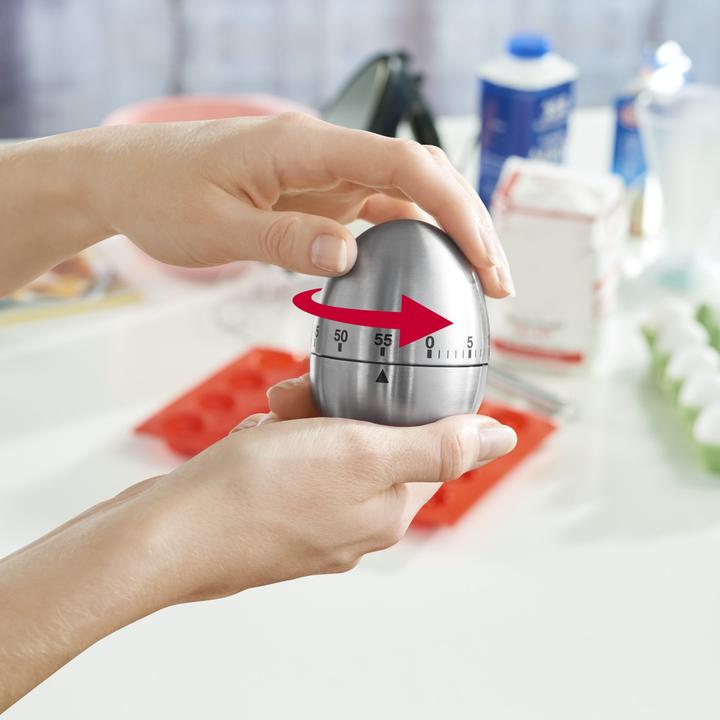 Actual product image Xavax kitchen timer egg timer, stainless steel