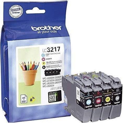 Actual product image Brother LC3217 Value Pack (M, C, Y, FC)