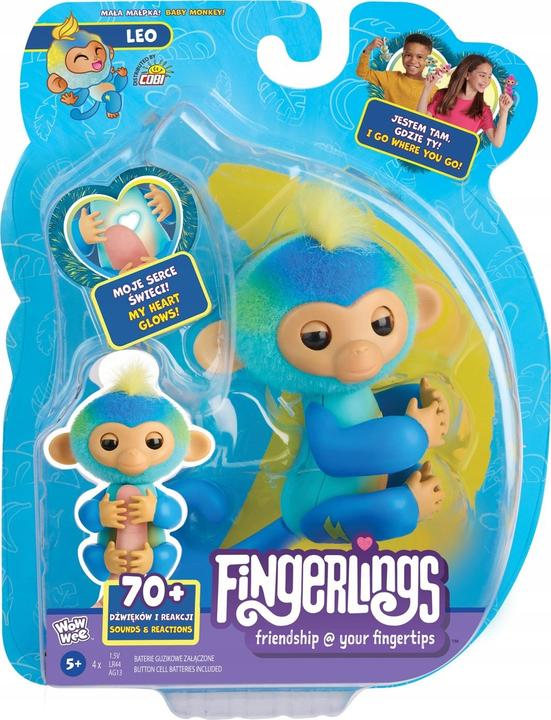 Actual product image Cobi FINGERLINGS 3115 Blue monkey - lion