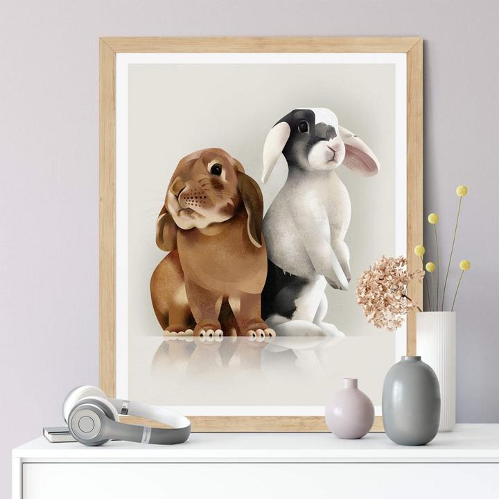 Produktbild Trenddeko Bunny Love (40 x 50 cm)