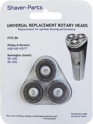 Image du produit No Name pour Philips HQ8, HQ9, HQ177 et Remington RR-330C, RR-350C Tête de rasage Noir 1 S (1 x)