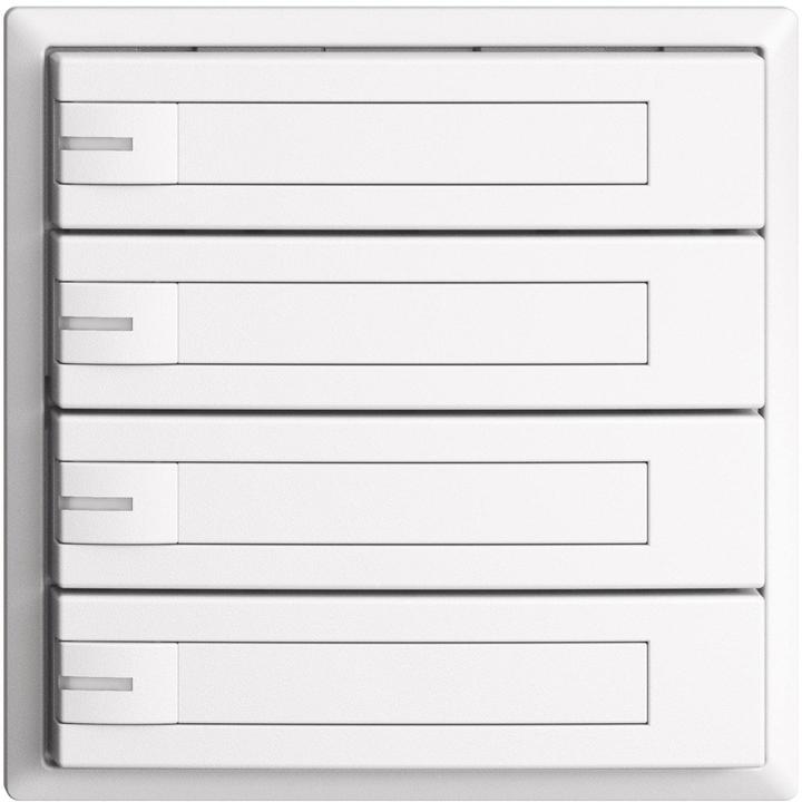 Image du produit Feller Bouton-poussoir électronique EDIZIOdue 4x1, blanc