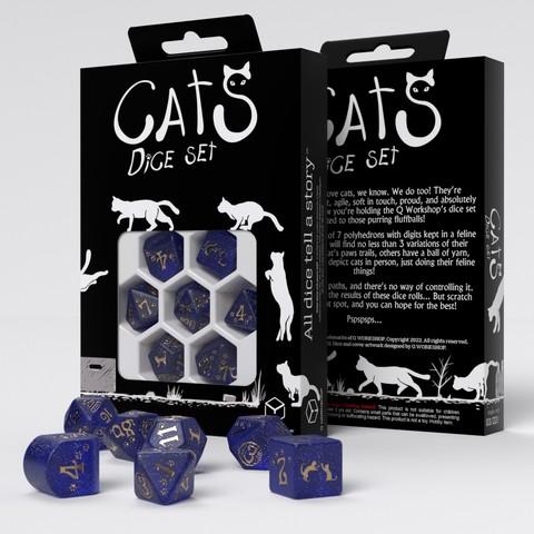 Actual product image Q Workshop CATS Modern Dice Set: Meowster