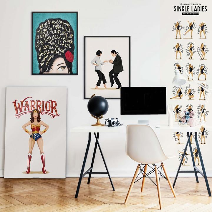 Actual product image Trenddeko Tohmé - Amy Winehouse: Rehab (40 x 50 cm)