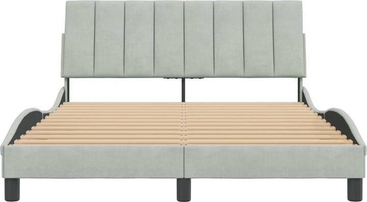 Immagine prodotto VidaXL Struttura letto con testiera in velluto (140 x 200 cm)