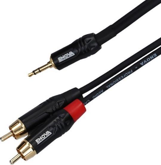 Immagine prodotto Enova Cavo Jack/Cinch da 3,5 mm RCA, rosso/nero, 7m (7 m)