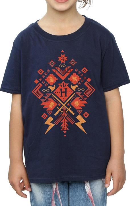 Image du produit - T-shirt CHRISTMAS FAIR ISLE - Fille (152, 158)