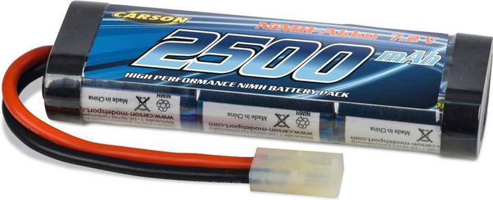 Actual product image Carson Battery Racing Pack 7.2V 2500mAh NiMH (7.20 V, 2500 mAh)