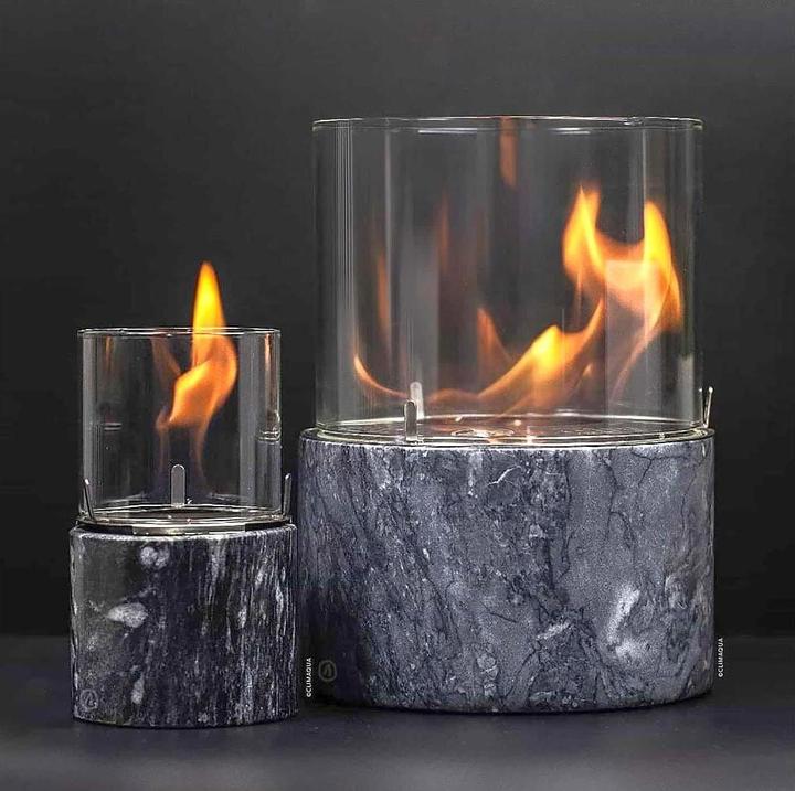 Immagine prodotto Climaqua Tavolo Fuoco Pino S Marmo 10 x 18 cm, Nero (10 x 16 cm)