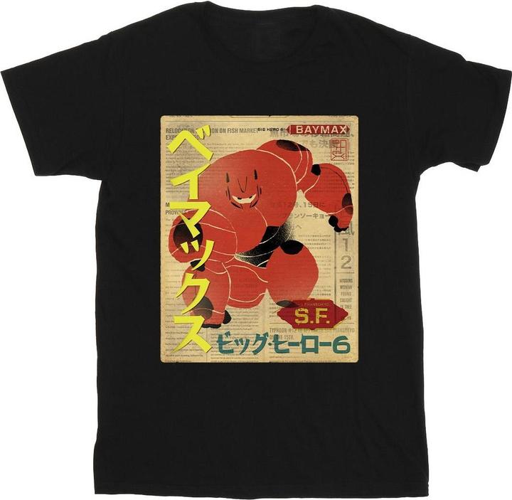 Immagine prodotto Disney Big Hero 6 Baymax Baymax Newspaper Maglietta Ragazzi (116)