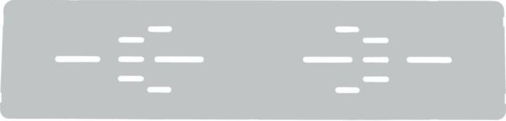 Actual product image Cartrend License plate holder