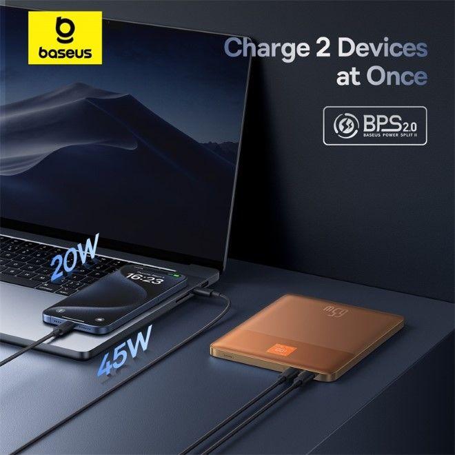 Actual product image Baseus Blade2 Series Fast Charge Powerbank 65W 12000mAh (12000 mAh, 65 W)