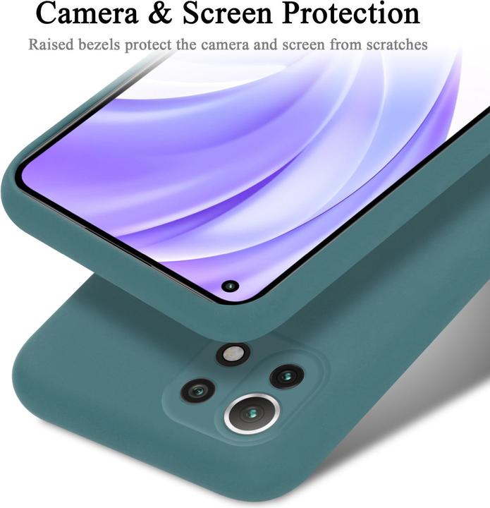 Produktbild Cadorabo TPU Liquid Silicone Case Hülle für Xiaomi Mi 11 LITE (4G / 5G) / 11 LITE NE (Xiaomi Mi 11 Lite, Xiaomi Mi 11 Lite 5G)