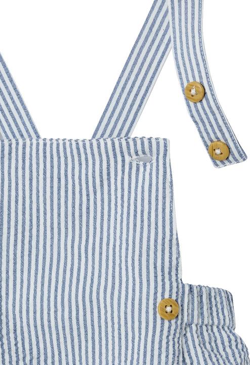 Immagine prodotto Vertbaudet Baby-Set: Body & gestreifte Latzshorts (80)