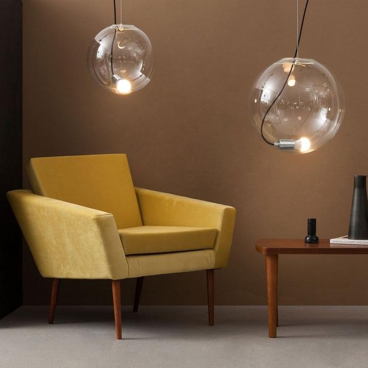 Image du produit s.luce Sphere Lampe de galerie Boule de verre 5m de suspension (E27)