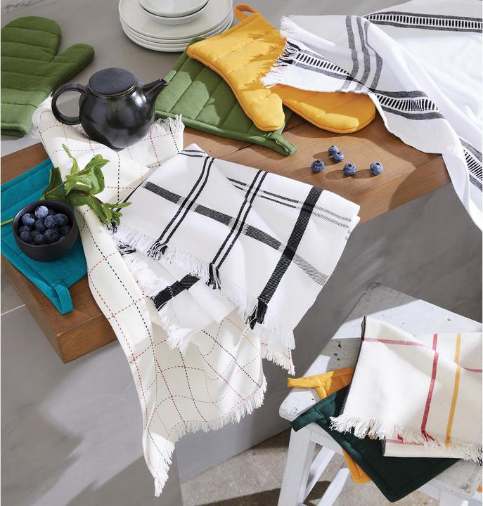 Produktbild Winkler Jona Recycling-Set aus Handschuh und Topflappen (Obermaterial 80% Baumwolle 20% Polyester Füllung 100% Baumwolle.)