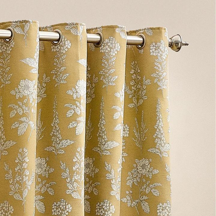 Immagine prodotto Wylder Nature Sophia Jacquard Floreale Tende con Occhielli (168 x 137 cm)