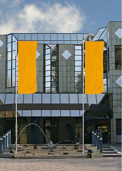 Actual product image Mannus Aluminum flagpole PRESTIGE