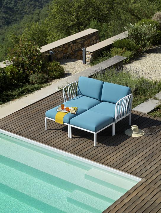 Actual product image Nardi Komodo Pouf Sunbrella