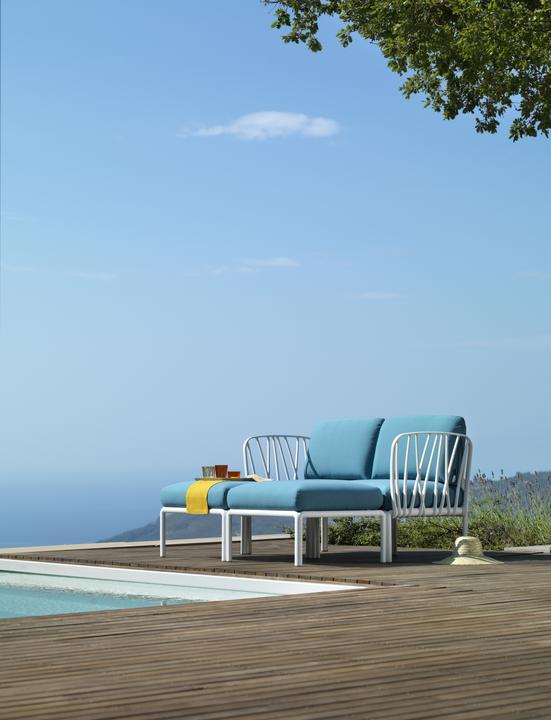 Actual product image Nardi Komodo Pouf Sunbrella