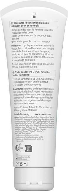 Image du produit Lavera lait nettoyant 2en1 basis sensitive lait (Lait nettoyant, 125 ml)