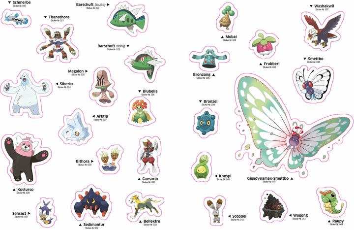 Immagine prodotto Pokémon Libro di adesivi Galar