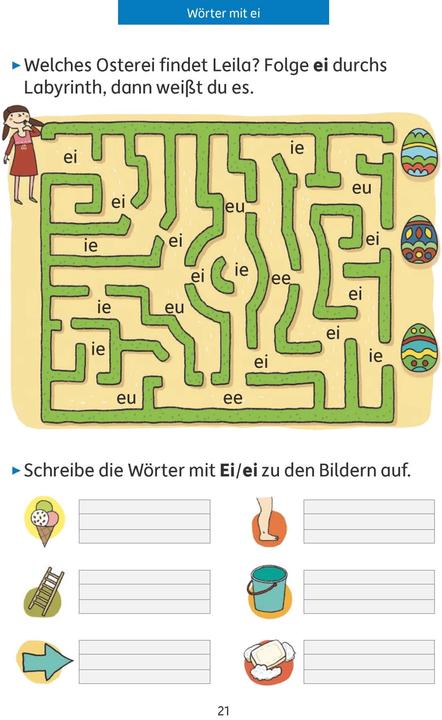 Produktbild Quer durch die 1. Klasse, Richtig schreiben - A5-Übungsblock (Deutsch, Ulrike Maier, Mascha Greune, 2022)