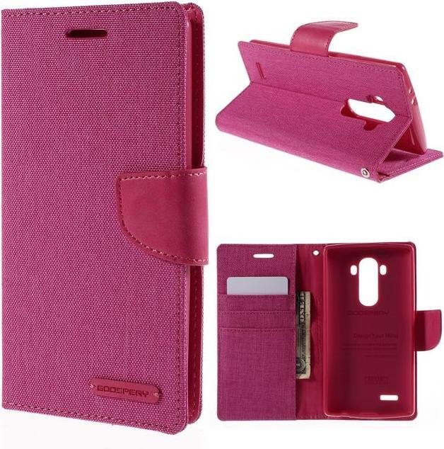 Actual product image Goospery Canvas Diary Series (LG G4)