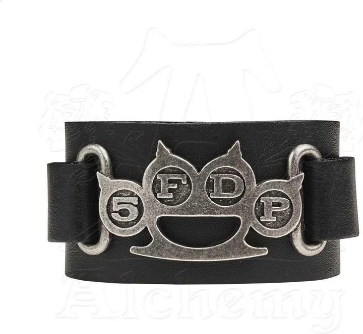 Produktbild Five Finger Death Punch Lederarmband Schlagring (100% synthetisches Material)