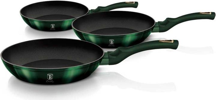Produktbild BerlingerHaus 3 Titanien Fryer Bh-6168 Emerald (Kochtopf, Aluminium)