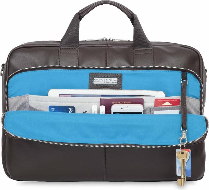Actual product image Knomo Brompton Amesbury briefcase leather 41 cm (14")