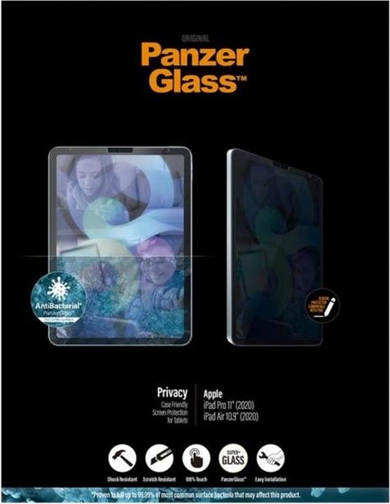 Actual product image PanzerGlass Privacy (1 Piece, iPad Pro 11 2020 (2. Gen), iPad Pro 11 2021 (3rd Gen), iPad Air 2020 (4. Gen))