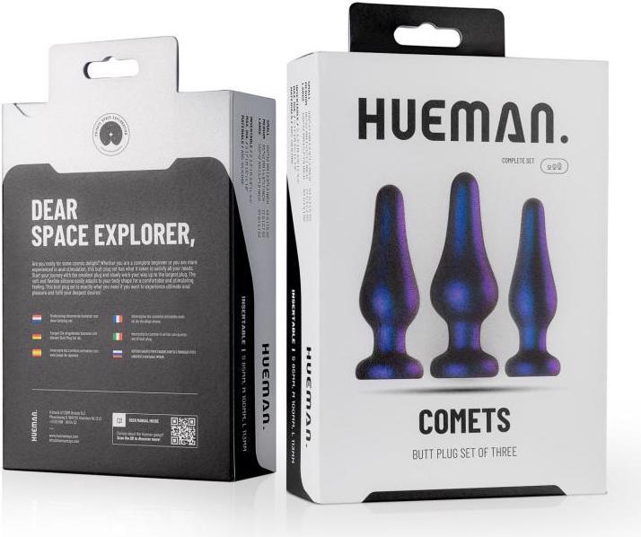 Actual product image Hueman Comets Anal PlugSet
