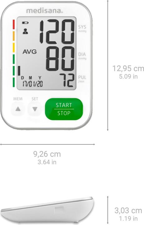 Produktbild Medisana BU 565 (Blutdruckmessgerät Oberarm)