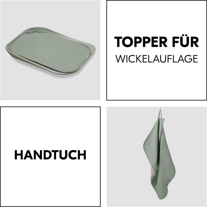 Actual product image Hauck Changing Mat Liner Sage