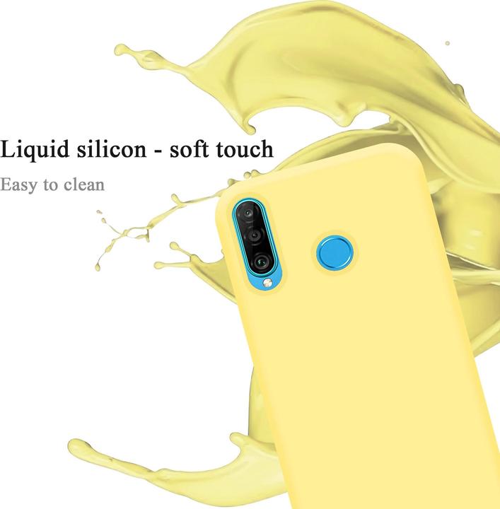 Actual product image Cadorabo TPU Liquid Silicone Case Cover (Huawei P30 Lite)