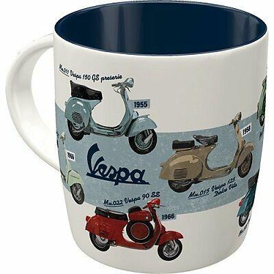 Actual product image Nostalgic-Art Merchandising Mug Vespa Model Chart (1 x)