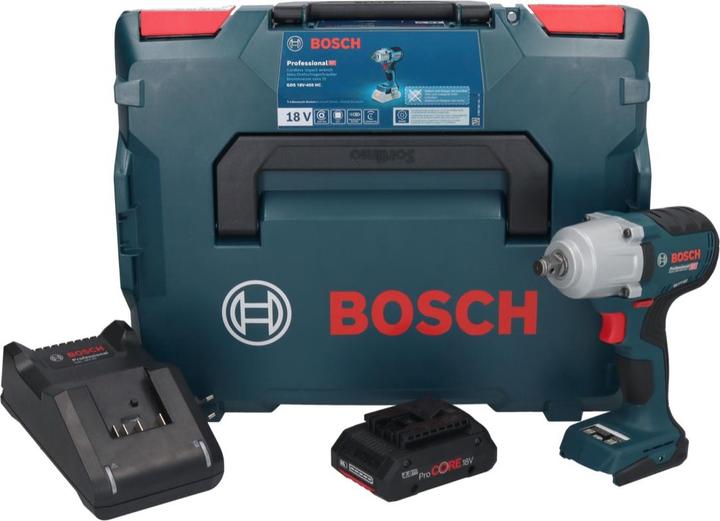 Actual product image Bosch Professional Bosch GDS 18V-450 HC Battery-powered impact wrench 18 V 450 Nm 1/2" + 1x ProCORE battery 4.0 Ah + (Rechargeable battery operated)