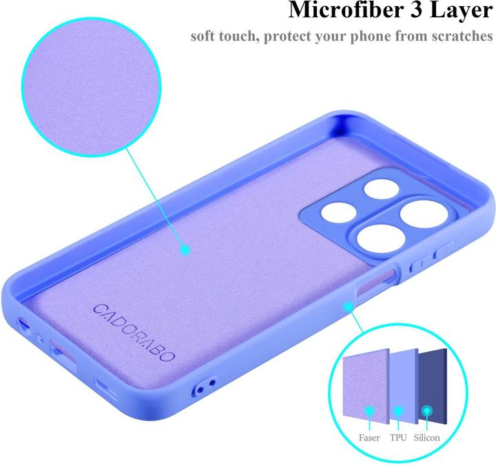 Produktbild Cadorabo Hülle für Redmi Note 13 5G Global TPU im Liquid Schutz Silikon Design (Xiaomi Redmi Note 13 5G)