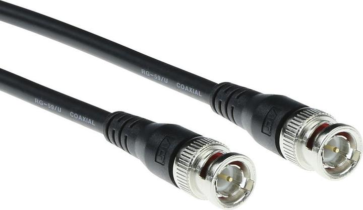 Actual product image RG-59 patch cable 75 Ohm coaxial cable (75 dB, Antenna cable)